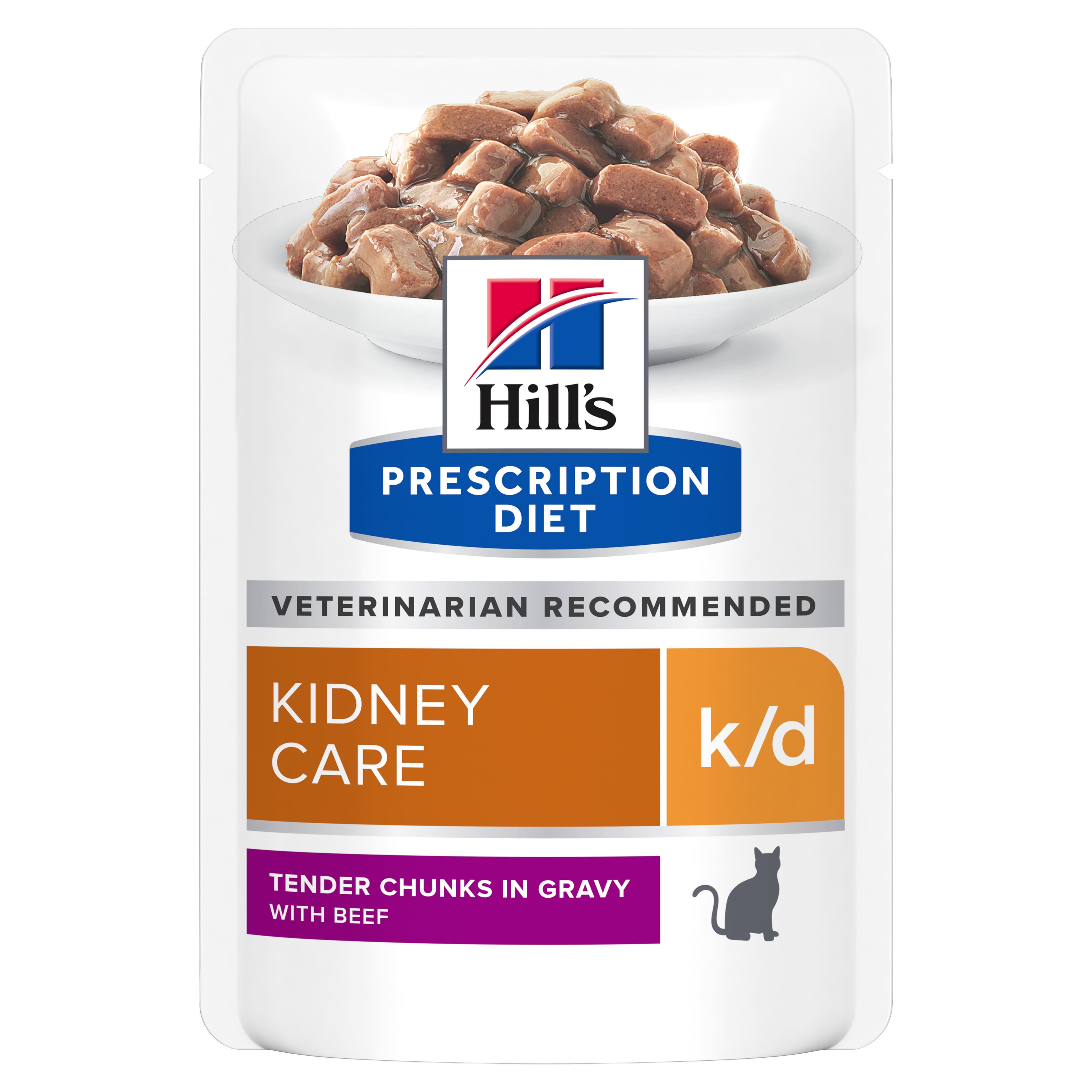 Hill's Prescription Diet Cat Pouch k/d Beef